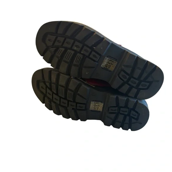 Alpinetek Women's Red Leather Lined Ankle Winter/ Hiking Boots.   Size 10 - Picture 4 of 5